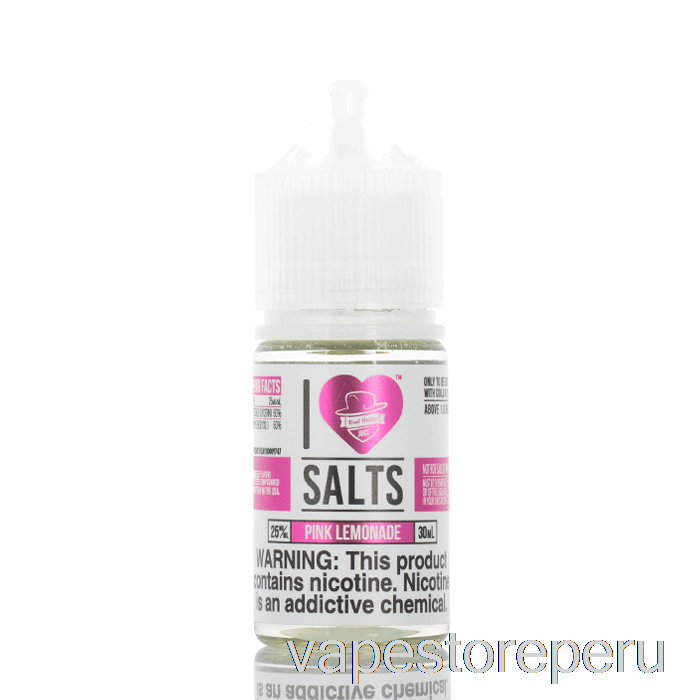 Vape Sin Nicotina Peru Limonada Rosa - Me Encantan Las Sales - 30ml 25mg